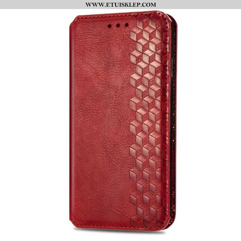 Etui Na Telefon do OnePlus Nord 2 5G Etui Folio Skórzany Efekt Diamentowej Tekstury